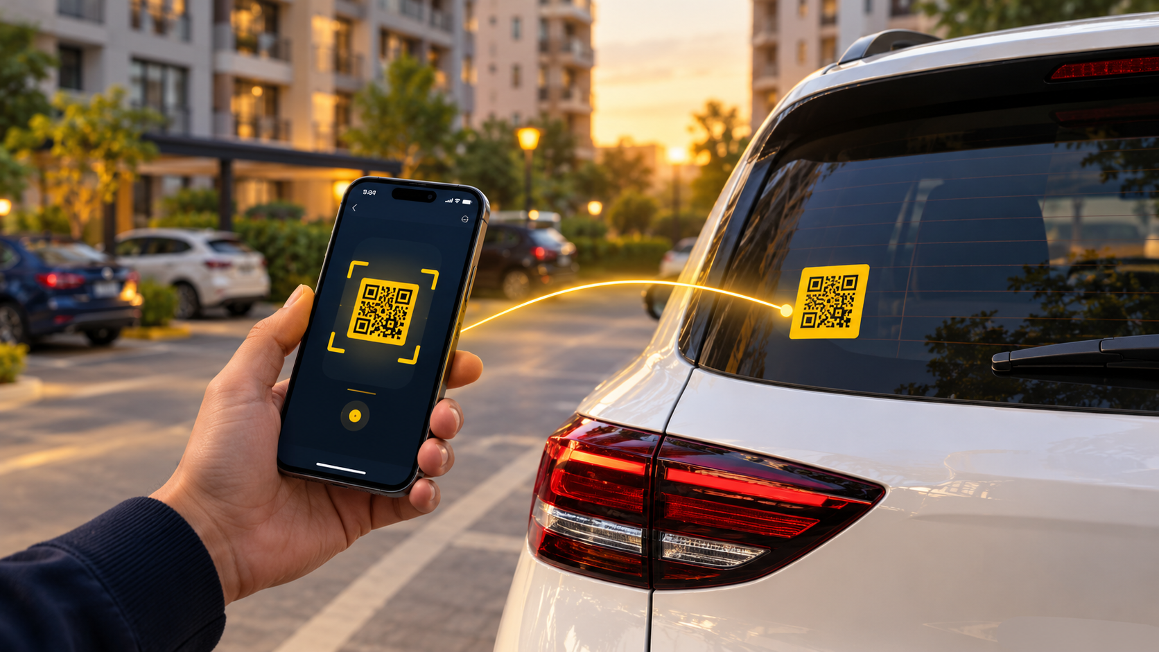 Wrong Parking Problem In India — How HelpOne QR Tag Solves It In 30 Seconds