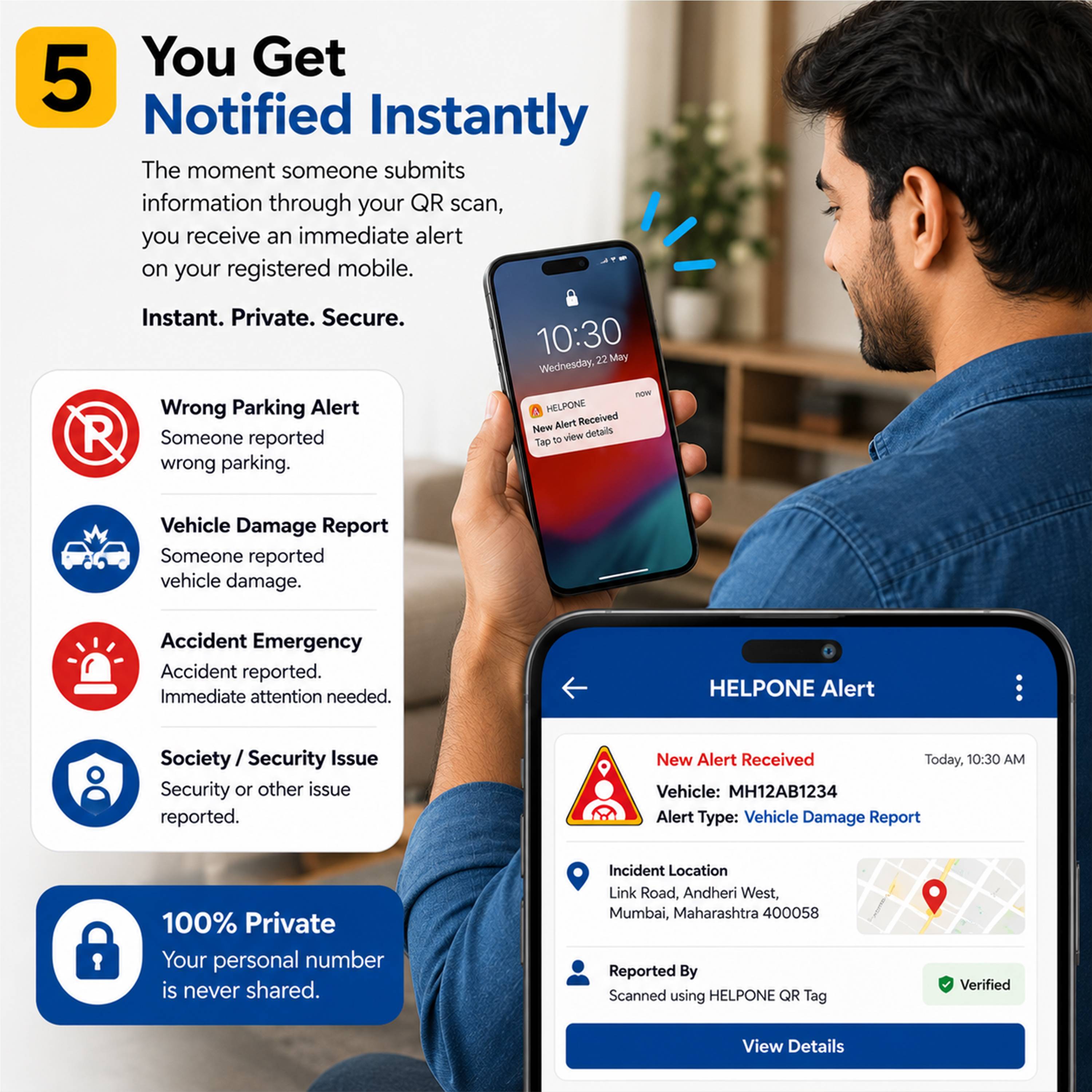 You Get Notified Instantly