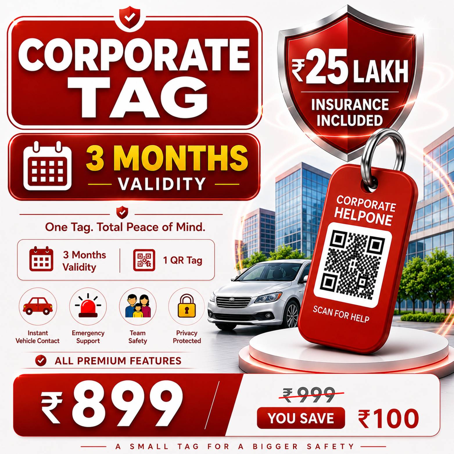 Corporate Tag 3 Months